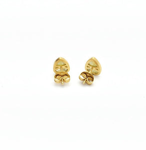 Diamond 14K Gold 3.21 Carat Stud Earring.  100% Natural Color