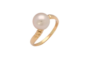 14K Gold Pearl Ring Setting (TR-011)