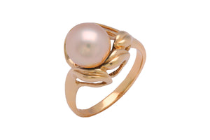 14K Gold Pearl Ring Setting (JPR-574)