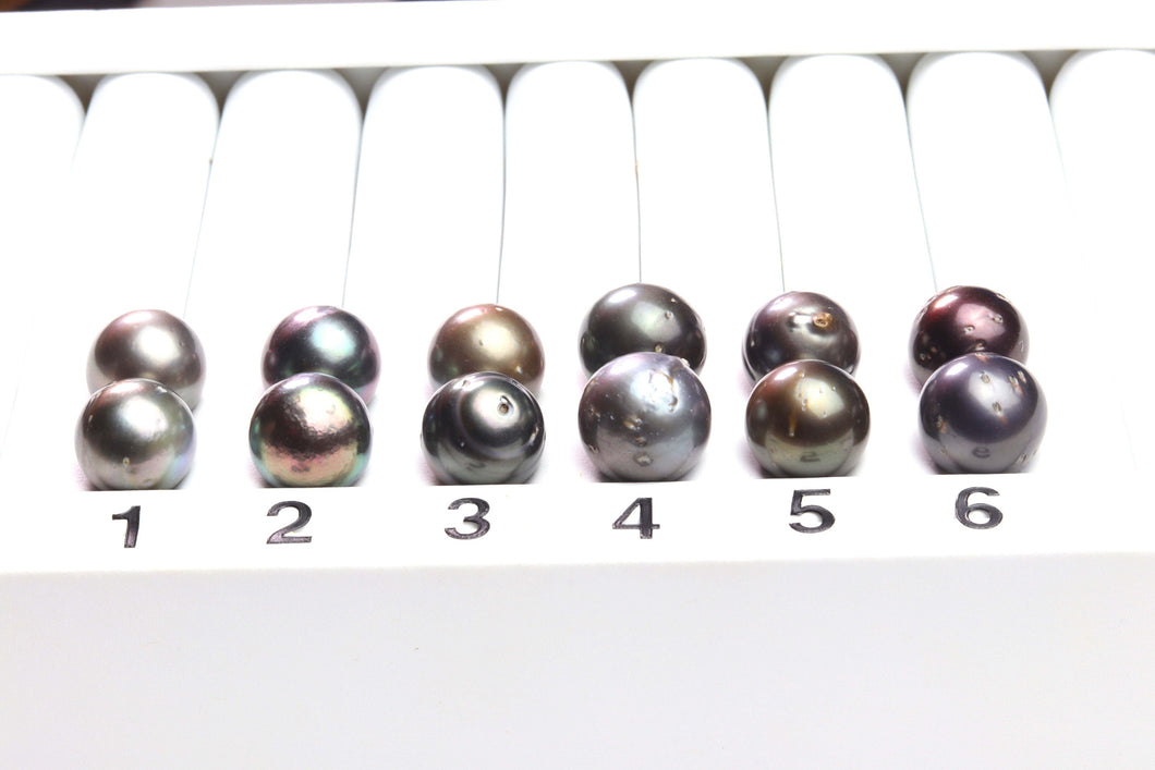 Paired Tahitian Pearl Matched Sets (12mm), Pick Your Pearls! (PLP010)
