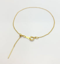Gold Filled 8” Add a Bead Adjustable Cable Chain Bracelet 1.1mm