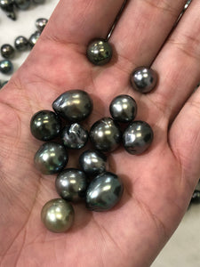 Tahitian Baroque 9mm Pearls AAA (952)