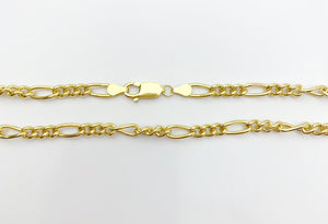 20” Figaro 14k Gold Filled Chain 4.0mm (S5031CLC)