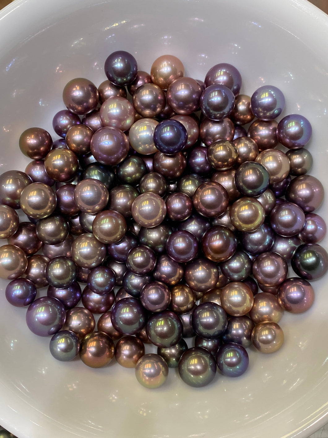 AAAAA Edison Pearls, Top gem, 11-14mm, round, 100% natural colors, high luster