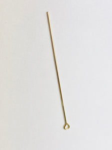 Head pin, 14k gold filled, Head pin 027 “X2” 22 gauge, 327-2.00(14KGF)