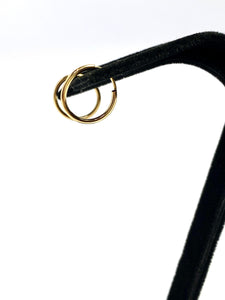 Lovely Endless Hoop (14KGF) Earrings 4011712