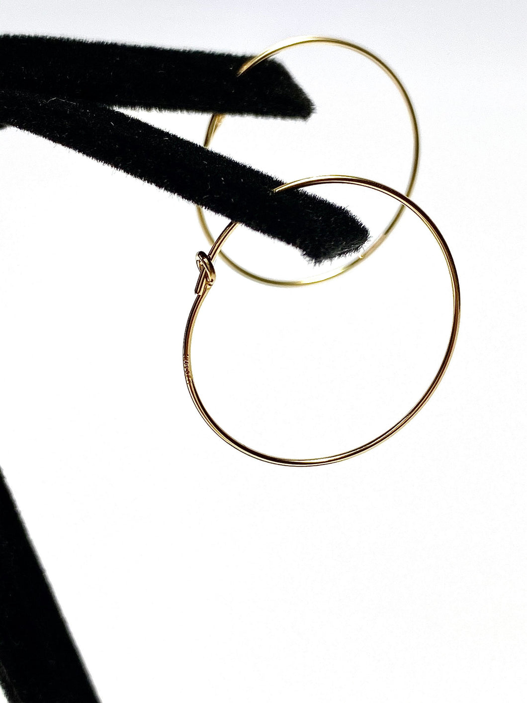 0.70x25.0mm Wire Beading Hoop, 14k gold filled. Made in USA. #4011806