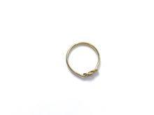 14KGF double long knot ring , 14K gold fill , Sku #405K2LR8