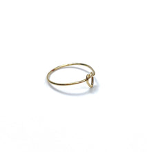 Beautiful 14KGF single heart knot ring , 14K gold filled , Sku#405K1HR7