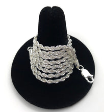 Sparkling “20 925 Sterling Silver 2.5mm Rope Chain . SKU # S2.5FRLC
