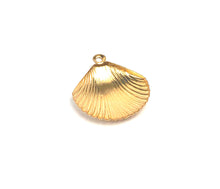 14KGF shell charm , 14K gold filled charm , Sku #483-C