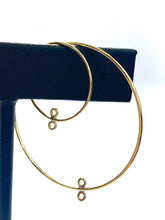 Beautiful 14KGF round ear wire , 14K gold filled ear wire , Sku # 620 - 5