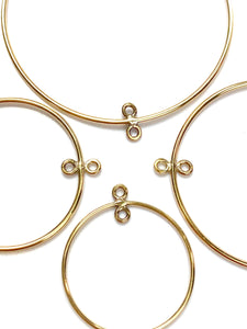 Beautiful 14KGF round ear wire , 14K gold filled ear wire , Sku # 620 - 5