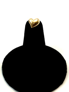 Beautiful Round Heart Shaped Stud Earrings (14KGF) 1.18mm X 8.5mm, sku# E53-4