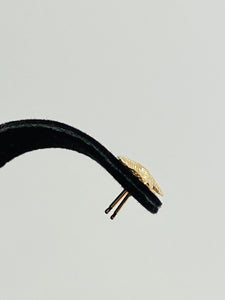 Wavy textured (14KGF) Starfish Stud Earrings 1.65 X 9.74mm, sku# 789-4