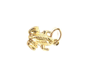 14KGF frog charm , 14K gold filled , Sku # 1857-C