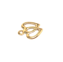 14KGF cut out double heart , 14K gold filled , Sku # 400C21
