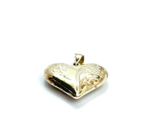 Heart pendant (flower & I love you) Sku#SSCR3PH