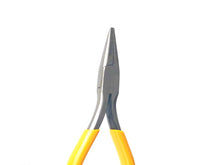 Chain nose plier , ( SMOOTH ) , yellow handles , SKU# 07072