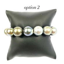 Adjustable Leather Tahitian Pearl Bracelet, Tahiti Pearls, Tahitian Pearls, Sku 989