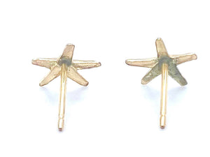 14KGF Starfish Studs , Sku#1150-4