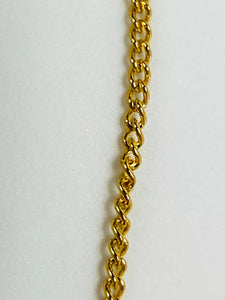 Shimmering (14KGF) Curb Chain Sku# 4012674S25