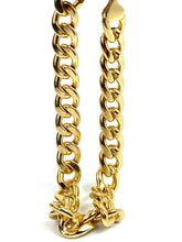 14KGF 10” 9mm Curb Chain Bracelet, 14K Gold Filled, 14K Gold Fill, Sku:SM94LC-10