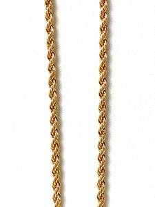 4mm French rope chain, 14KGF, 18 - 26 inch 14K gold filled chain, SKU# FR-4