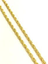 14KGF 2.9mm Double Rope Chain Sku#W294