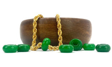 Green Aventurine Donut Jade Beads, Sku#BG79