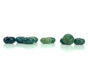 Natural Donut Jade Beads, Sku#BG71