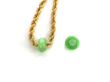 Dyed Green Jade Beads, Sku#BG48