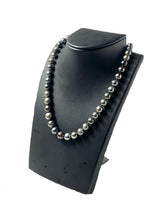 Tahitian pearl necklace w/ 14KGF and sterling silver clasp, SKU# 11139