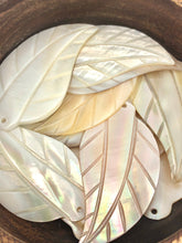 White South Sea Mother Of Pearl Leaf #4 Sku#M287