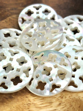 White South Sea Mother Of Pearl Beads Sku#M543