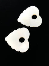 White South Sea Mother Of Pearl Heart Sku#M304