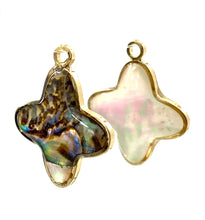 Abalone mother of pearl charm