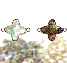 Abalone mother of pearl charm