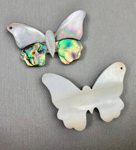 Butterfly abalone mother of pearl charm, SKU# M793