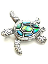 Abalone Mother of Pearl turtle pin