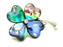 Abalone mother of pearl clover
