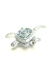 Abalone Mother of Pearl turtle pin