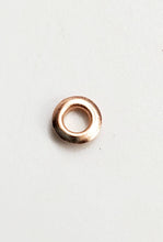 14k Gold Rose, 2.0mm OD Light Bead Grommet 1.5mm Hole, 14k Rose Gold. Made in USA. #5660