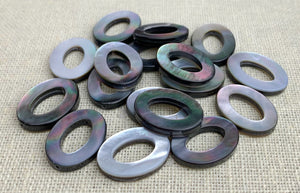 Mother of Pearl Oval Beads