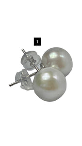 Pearl earring studs, SKU#3014