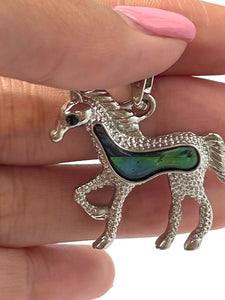 Horse abalone mother of pearl pendant, SKU# M930