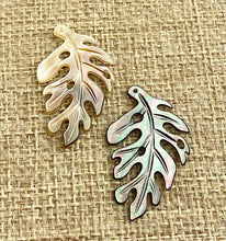Mother of Pearl Leaf Charm
