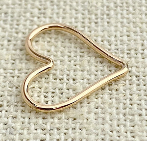 14k Gold Filled Tiny Heart Wire