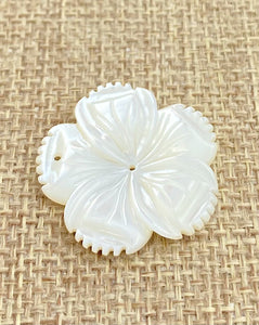 Mother of Pearl Flower Charm Sku#M77