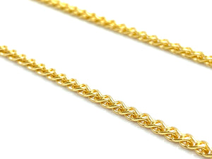 18” 20” 22” 24” 14K Gold Filled Wheat Chain , Sku#SM473